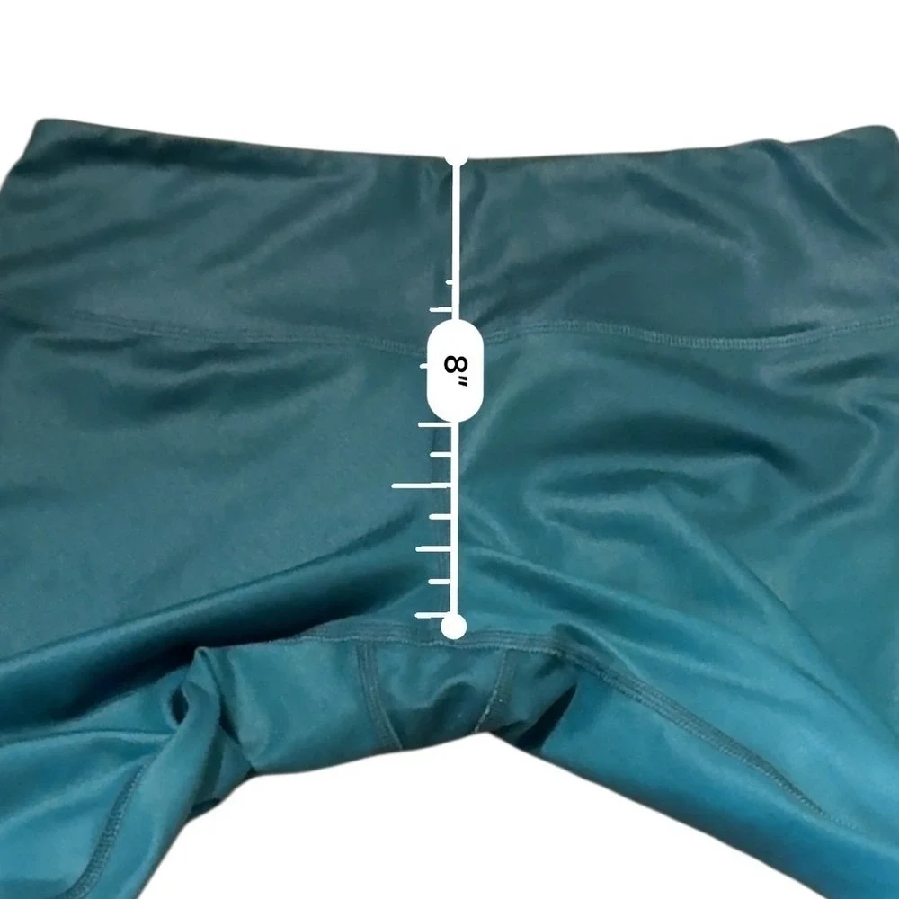 Alo Yoga Airbrush Gradient‎ Leggings Women's Small Evermint Mid Rise Stretch